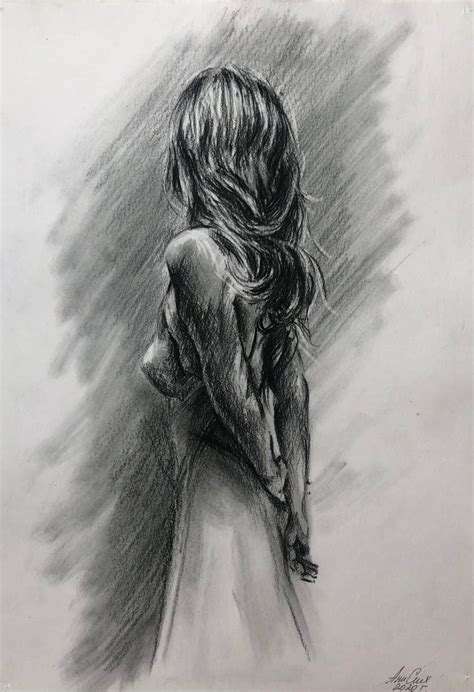 sketch nude woman